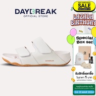 [ส่งฟรี] Daybreak Softwood Leather Natural White รองเท้าแตะ แบบสวม หนังแท้ สีขาว นุ่มสบาย ผู้ชาย ผู้หญิง