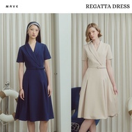 MAVE Dress Regatta Model NAVY BEIGE Color