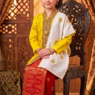 Baju Kebaya budak Exclusive Merdeka By Songket Eryna Songket Bunga Tabur Muslimah Perempuan Fesyen R