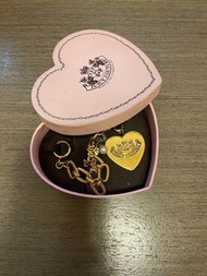 Juicy Couture 金色大心心手鍊 原價$800 (有原裝盒)