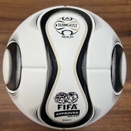 Pro Tournament Soccer Ball - FIFA Approved PU Seamless Cover, World Cup Inspired Retro Design for Co