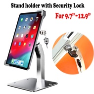 Universal Table Stand with Security Lock for iPad 9.7~12.9 inch for iPad pro air5 iPAD 10 IPAD AIR4  iPAD PRO11 IPAD12.9