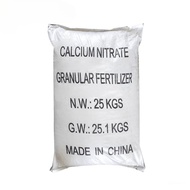 Calcium Nitrogen (Ca(NO3)2.4H20) CaO = 26%; N = 15,5%