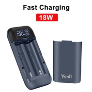 Battery Charger Case 18650 21700 20700 Rechargable Lithium Li-ion Batteries DIY Power Bank Portable