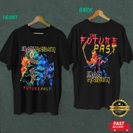 Iron Maiden Merch Iron Maien The Future Past Tour ออสเตรเลีย 2024 เสื้อยืด