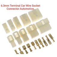 6.3MM TERMINAL SOCKET CONNECTOR GENERAL WIRE CONNECTOR 1Pin / 2Pin / 3Pin / 4Pin / 6Pin