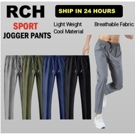 Sport Long Pants Men Polyester Seluar Panjang Lelaki Track Pants Seluar Sukan Sports Running Pocket 