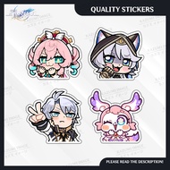 Hyacine | Cipher | Phainon | Mem x Bkub Okawa - Honkai: Star Rail Emoji Stickers