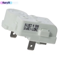 FLORY11 Compressor Starter Relay, White Plastic Over Load Protector, Resistant Metal 1.77x1.26x1.07i