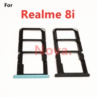 SIM Card Tray For Realme 8i Nano SIM Holder Slot Replacement Part