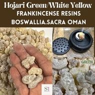 Top Grade! Royal Hojari Green/White/Yellow Frankincense Resins From OMAN Boswallia Sacra