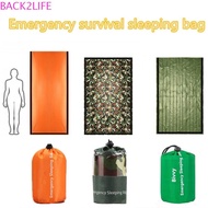 BACK2LIFE Emergency Sleeping Bag Lightweight Outdoor Bivvy Keep Warm Outdoor Emergency Blanket Lifes