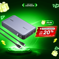 Bộ pin sạc dự phòng 25000mAh/20000mAh 145W/100W UGREEN | Cổng sạc nhanh USB-C | 3 cổng | Màn hình kỹ