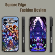 Casing For OPPO A77S A77 A93 Reno 4 Lite A78 Reno 8t A78 A98 A18 Minecraft Game LCD06 Phone Case Squ