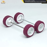Tamiya 95634 Low Friction Small Dia. Narrow Tires & 3-Spoke Wheels