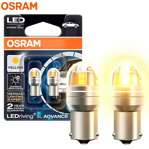 OSRAM 9456Y LEDriving SL Advance LED PY21W S25 1156 BAU15s Car Turn Signal Light Yellow Amber LED Fo