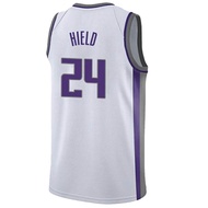 H HS0I 9 New Season Kings No. 24 Buddy-Hield Jersey Hield Hot Press City Edition Basketball Uniform
