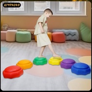 [qjypno49] 6x Balance Stepping Stone Balance Training Coordination Game Toy Crossing Stone for Class