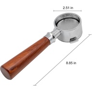 54mm Coffee Bottomless Portafilter Filter Handle, 54mm Stainless Steel Coffee Machine Handle RTMZ