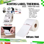(sko) Thermal Printer Label Sticker Paper Sticker Label Contents 500 Pcs / 250 Pcs ROLL Size 100 x 1