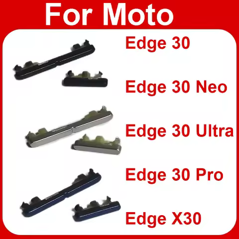 Power Volume Button For Motorola MOTO Edge 30 Neo Pro Edge 30 Ultra Edge X30 On OFF Power Volume Sid