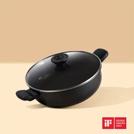 Meyer Midnight Series Nonstick Induction 26cm Covered Wok