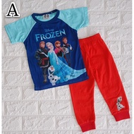 FZ001 - Frozen Pyjamas Short Sleeve Sets