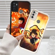 CH74 One Piece Luffy Soft Casing for Realme A33 C17 OPPO A53 A53S 7I Protective Case
