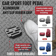 Car Foot Pedal Auto Manual Sport Non Slip Pad Cover Extender Mat Brake Gas Pedal Minyak Brek Kereta