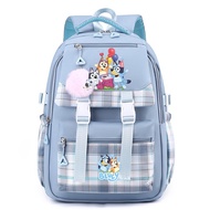 Cartoon Schoolbag Bluey Backpack Campus Student Large Capacity Children Backpack Large Capacity Back