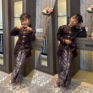[Stok KL] Set Baju Kurung Anak Rok Songket Premium  Set Baju Kurung Tradisional Moden Budak Perempua