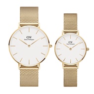 Đồng hồ nam nữ DW Daniel Wellington dây kim loại dạng lưới đồng hồ cặp đôi dễ phối đồ