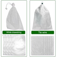 100PCS Fruit Protection Bags Anti Bird Garden Drawstring Net Bag Vegetable Plant Net Agriculture Pes