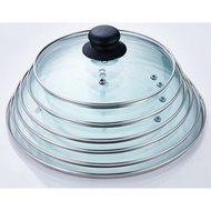 High Quality Tempered Glass - Glass Lid / Wok Cover / Kuali Penutup / Lid - 20cm 24cm 26cm 28cm 30cm