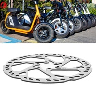 CHINK Cycle Disc Brake, 180mm 2.3mm Thick Disc Brake Rotor, Durable Silver Stainless Steel 6 Hole De