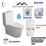 PM FOR SPECIAL PRICE Eaco T933 Free Delivery only Tornado & Rimless Toiletbowl WC Toilet bowl