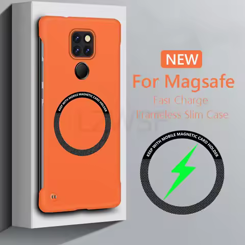 Frameless Magnetic For Magsafe Slim Case For Huawei Mate 20 30 40 50 Pro Mate20 Pro Wireless Chargin