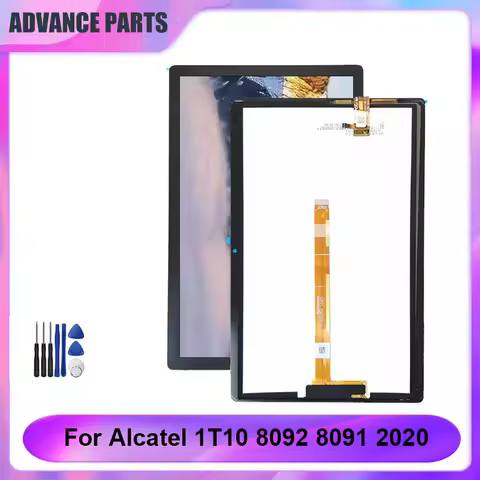 10.1" LCD For Alcatel 1T10 8092 8091 2020 Wifi Tablet Touch Screen Digitizer LCD Display Assembly Re