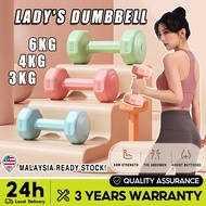 【Ready Stock】2KG/3KG/6KG Dumbell Hexagon Dumbbell Gym Fitness Exercise Ladies Dumbbell Home Training