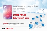 LOTTE MART EZL CARD I Enjoy public transportation and K-Shopping benefits