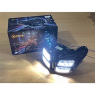 HEAD LAMP ASSY SMOKE ZHIPAT SRL115FI LAGENDA 115FI