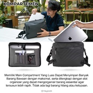 Hot deals heylook - men's messenger bag volta 2.0 sling bag men's waist bag water resistant work bag