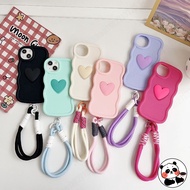 3D Wave Strap Phone Case For Huawei Nova Y90 Y71 Y70 7i 3i 2 P40 Lite 6 SE P Smart Pro Z Plus 2018 Y