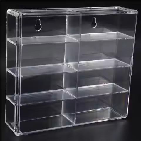 Practical-1:64 For Hot Wheel Display Box Car Model Cabinet Rack For Hotwheel Cars Diecast Storage Du