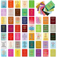 50Pcs Bible Scripture Cards Inspirational Quote Christian Encouragement Card for Students Bible Vers