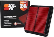 K&N Engine Air Filter: Extended Life 24,000 Mile Replacement Air Filter: Compatible with 2003-2019 S