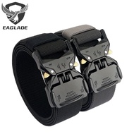 Eaglade Tactical Belt Men In Black Nylon Canvas TGTG099