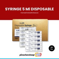 Onemed Syringe 5ml Syringe Contents 100/Box SBY1