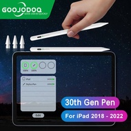 GOOJODOQ สําหรับดินสอ ipad pencil 2 pencil 1 ไตลัสสําหรับ iPad Bluetooth ปากกาปฏิเสธฝ่ามือ Palm Rejection iPad ปากกาสําหรับ iPad Pro 11/12.9 Air 5 Air 4  iPad 7th 8th 9th 10th iPad 2018-2023