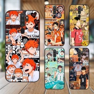 Oppo A5 2020, A9 2020 case with black border printed with Haikyuu Volleyball Character